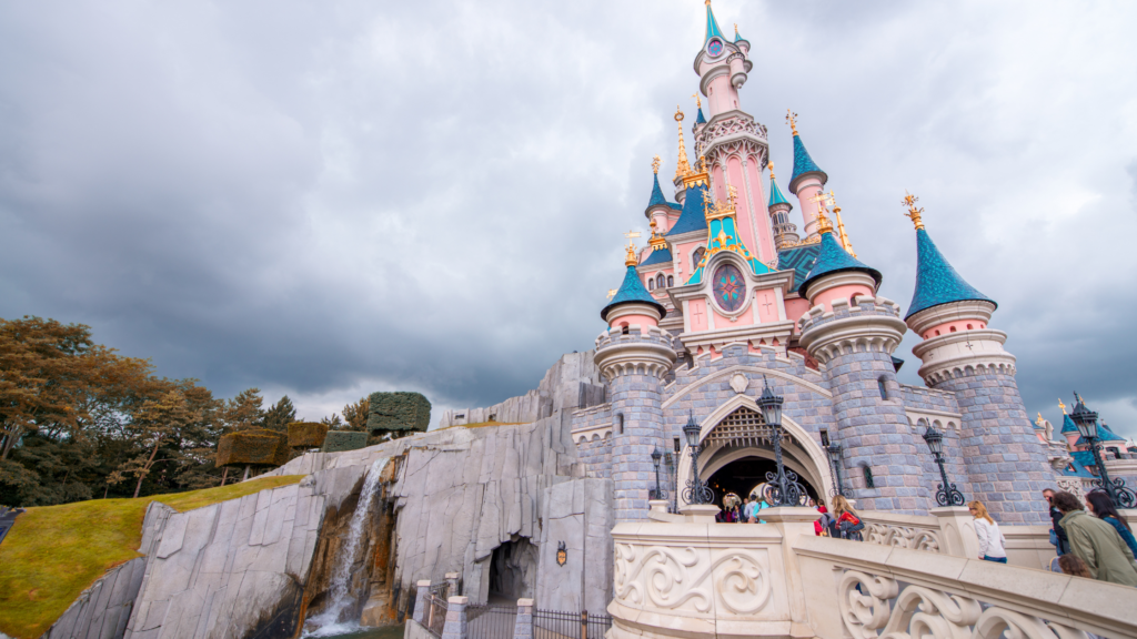The castle in Disneyland Paris