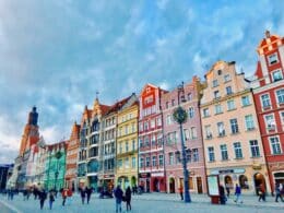 The Traditional Colorful Houses of Wrocław