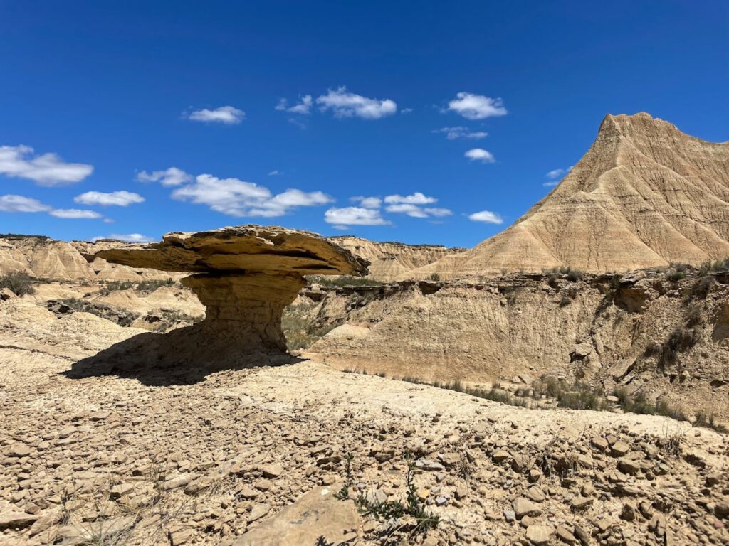 Different accomodations in bardenas desert