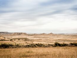 Bardenas Reales Desert, at the foot of Navarre