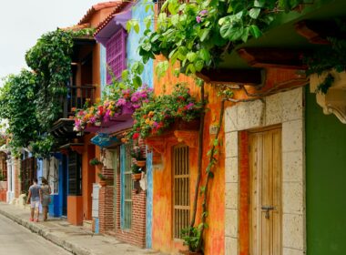 Village coloré, Cartagena, Colombie