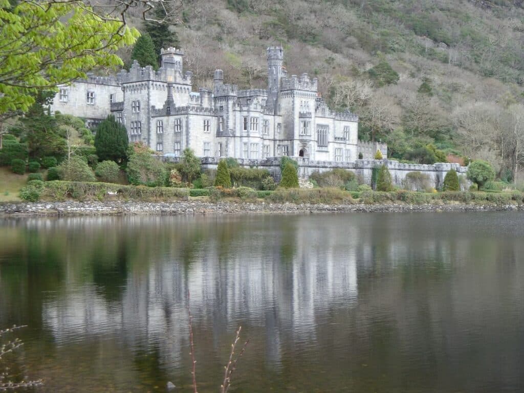 The famous Kylemore Abbey monastery.