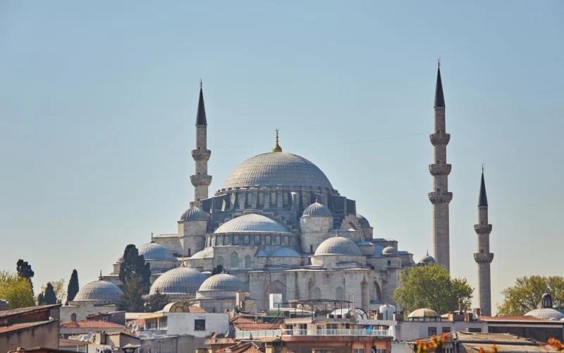 The beautiful suleymaniye camii istanbul