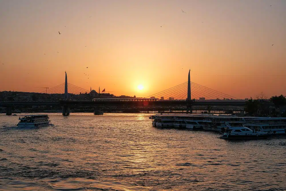 Istanbul coucher de soleil Bosphore